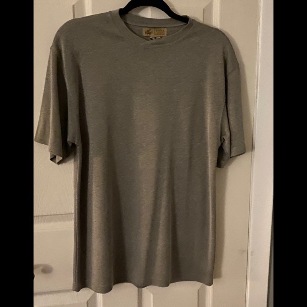 Lord & Taylor Men’s Casual Classics Taupe Shirt M